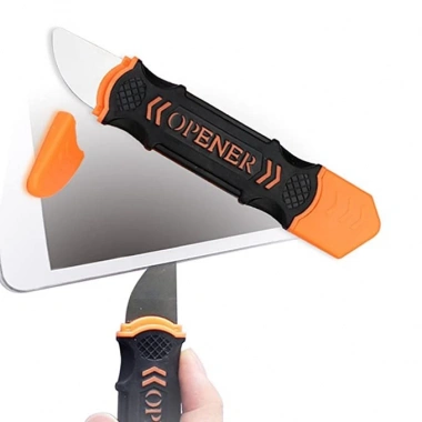 Esnek Çift Uçlu Açma Merdane Aleti Telefon için Paslanmaz Çelik Tamir JAKEMY JM-OP12