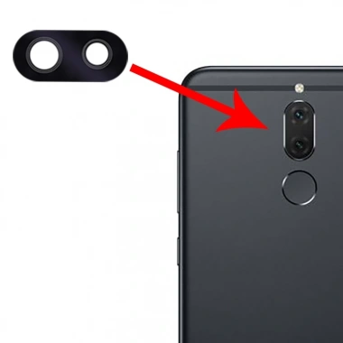 Huawei Mate 10 Lite Arka Kamera Lens Cam-Siyah