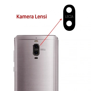 Huawei Mate 9 Pro Kamera Lens Kapak-Siyah