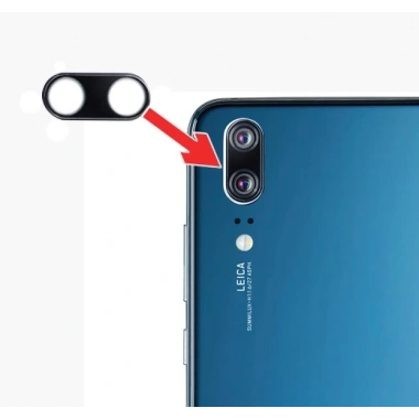 Huawei P20 Arka Kamera Lens Cam-Siyah