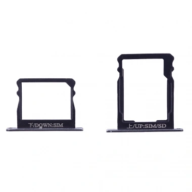 Huawei P8 Sim Ve Hafıza Kart Tutucu Set-SİYAH