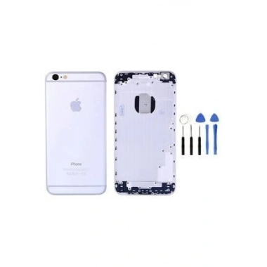 Iphone 6 Plus Boş Kasa Silver-Gümüş (Tamir Seti Hediyeli)