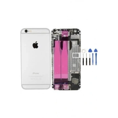 Iphone 6G  Dolu Kasa Silver-Gümüş Tamir Seti