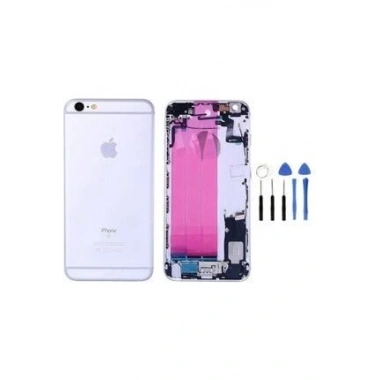 Iphone 6S Plus Dolu Kasa Silver-Gümüş (Tamir Seti Hediyeli)