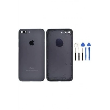 Iphone 7 Plus Boş Kasa Mat Siyah (Tamir Seti Hediyeli)
