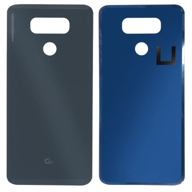 Lg G6 Arka Pil Batarya Kapağı Lens Cam-Açık Mavi