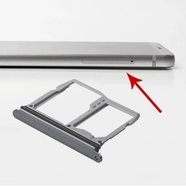 Lg G6 H870,H871,H872,H873 Sim Hafıza Kart Kapağı Tutucu-FÜME