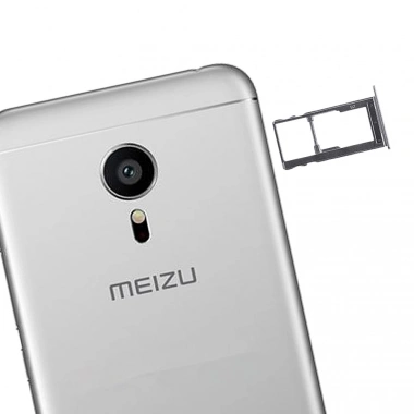 Meizu Pro 5 Sim Hafıza Kart Kapağı Tutucu-GRİ