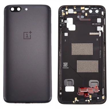 Oneplus 5 Arka Pil Batarya Kapağı-Siyah