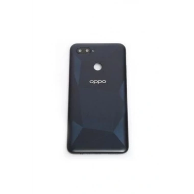 Oppo A12 Kasa Arka Pil Batarya Kapağı Siyah