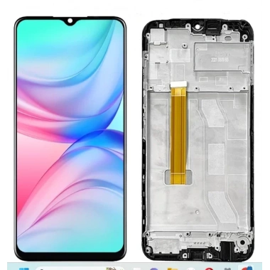 Realme C25S Çıtalı Lcd Dokunmatik Ekran