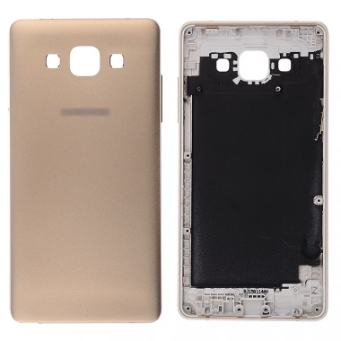 Samsung Galaxy A5  2015 A500 İçin Kasa Arka Kapak-Gold