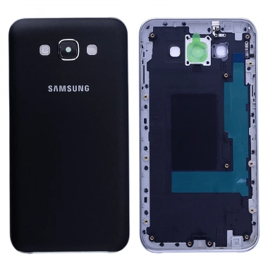 Samsung Galaxy E7 E700 İçin Çift Sim Kasa Kapak-Siyah