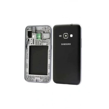 Samsung Galaxy J120 Arka Kapak Orta Kasa Pil Kapağı Siyah J1 2016