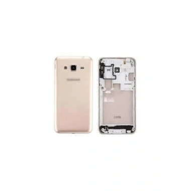 Samsung Galaxy J320 Arka Kapak Orta Kasa Pil Kapağı Gold J3 2016