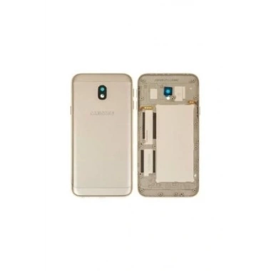 Samsung Galaxy J330 Arka Kasa Full Pil Kapağı Gold J3 Pro 2017