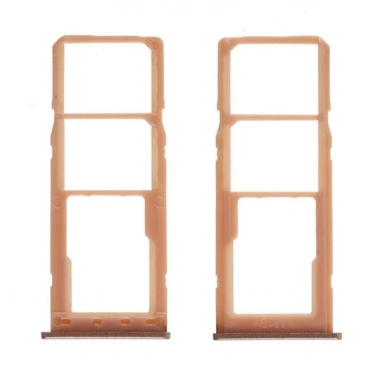 Samsung Galaxy M20 SM-M205 Sim Hafıza Kart Kapağı Tutucu-GOLD