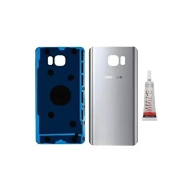 Samsung Galaxy Note 5 Arka Pil Kapağı Silver (B7000 15Ml Hediyeli)