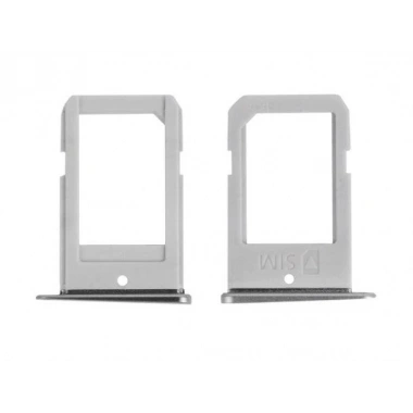 Samsung Galaxy S6 Edge G925 İçin Sim Kart Kapağı Tutucu-GRİ