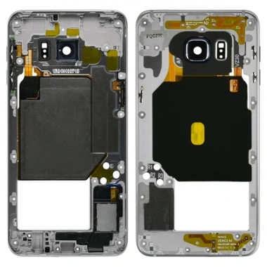 Samsung Galaxy S6+ Edge Plus G928 İçin Full Orta Kasa-Gri