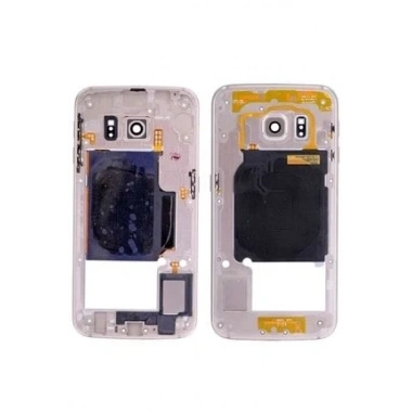 Samsung Galaxy S6 Orta Kasa Arka Kapak Gold G920F