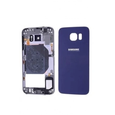 Samsung Galaxy S6 Orta Kasa Arka Kapak Siyah G920F