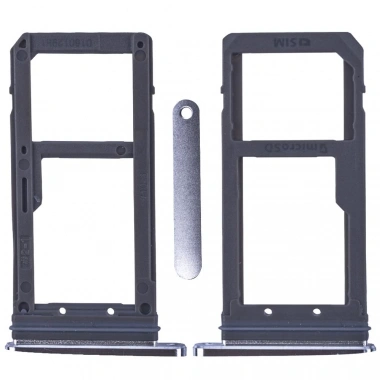 Samsung Galaxy S7 G930 İçin Sim Hafıza Kart Kapağı-GRİ