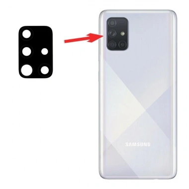 Samsung Galaxya51 A515-A71 A715 Arka Kamera Lens-Siyah