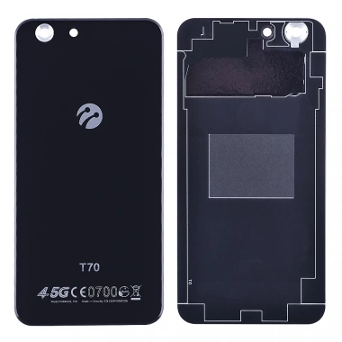 Tukcell T70 Arka Pil Batarya Kapağı-Siyah