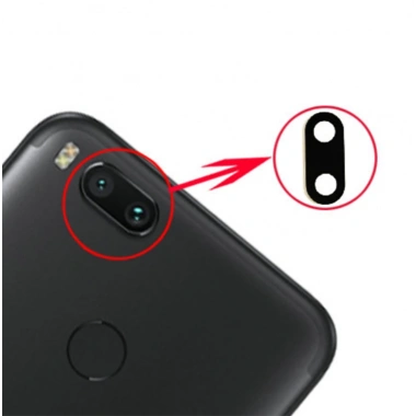 Xiaomi Mi 5X,A1 Kamera Lens Kapak-Siyah