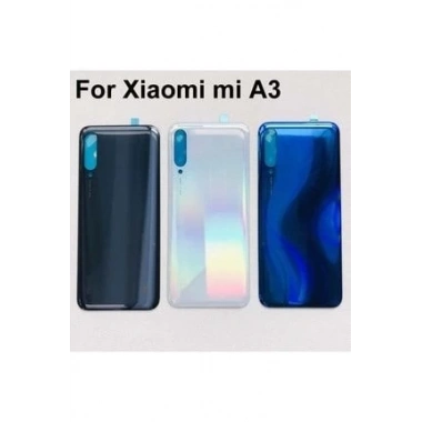 Xiaomi Mi A3 Arka Kapak Pil Kapağı Mavi