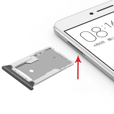 Xiaomi Mi Max 2 Sim Hafıza Kart Kapağı-SİYAH