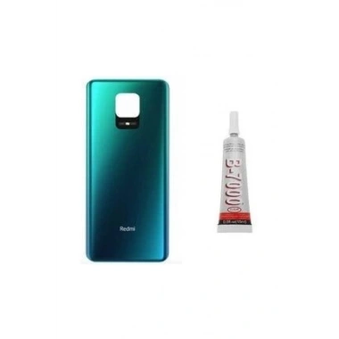 Xiaomi Red Mi Note 9 Pro Arka Pil Kapağı Yeşil (B7000 15Ml Hediyeli)