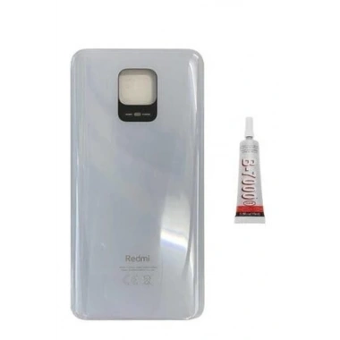 Xiaomi Red Mi Note 9S Arka Pil Kapağı Beyaz Uyumlu