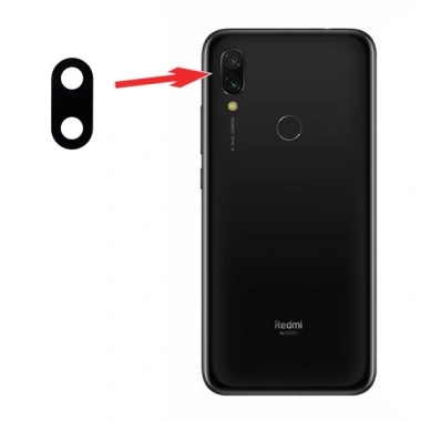 Xiaomi Redmi  7 Arka Kamera Lens Cam-Siyah