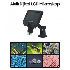 1-600X 3.6mp Dijital Mikroskop 4.3inch Hd Lcd Gostergeli