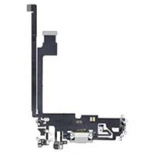 Apple İphone 12 Pro Max Şarj Soketi Filmi Flex (Gümüş)