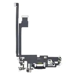 Apple İphone 12 Pro Max Şarj Soketi Filmi Flex (Siyah)