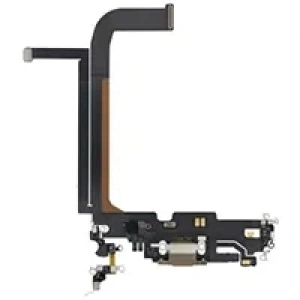Apple İphone 13 Pro Max Şarj Soketi Filmi Flex (Gold)