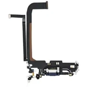 Apple İphone 13 Pro Max Şarj Soketi Filmi Flex (Mavi)