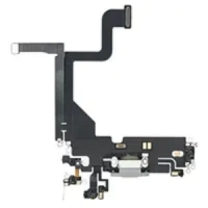 Apple İphone 13 Pro Şarj Soketi Filmi Flex (Gümüş)