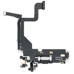 Apple İphone 13 Pro Şarj Soketi Filmi Flex (Siyah)