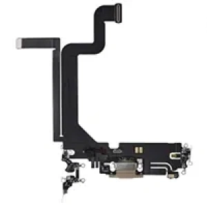 Apple İphone 14 Pro Max Şarj Soketi Filmi Flex (Gold)