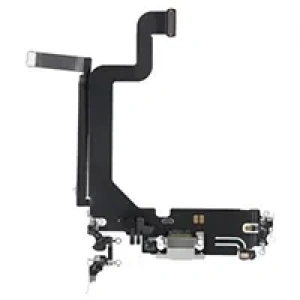 Apple İphone 14 Pro Max Şarj Soketi Filmi Flex (Gümüş)