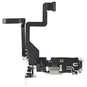 Apple İphone 14 Pro Şarj Soketi Filmi Flex (Gümüş)