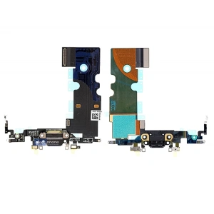 Apple İphone 8 Şarj Soket Mikrofon Filmi-Siyah