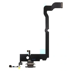 Apple İphone Xs Max 6.5 İnch Şarj Soket Mikrofon Filmi-Siyah