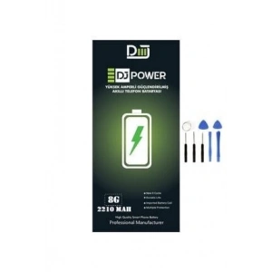 Dj Power Iphone 8G Yüksek Amperli Güçlendirilmiş Batarya 2210 Mah