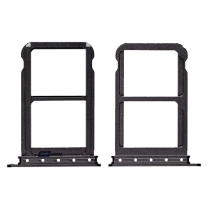 Huawei P20 Pro Sim Hafıza Kart Kapağı Tutucu-SİYAH