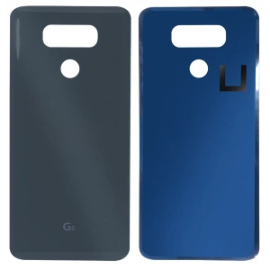 Lg G6 Arka Pil Batarya Kapağı Lens Cam-Açık Mavi